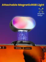 Magnetic RGB fill light for smartphone video and photography