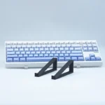 Matte black ergonomic keyboard laptop stand 20 degree tilt