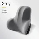 Memory foam ergonomic lumbar support and neck pillow set for office chair