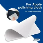 Reusable microfiber cleaning cloth for screens and lenses