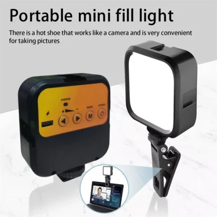 Portable Mini LED Light for camera and laptop