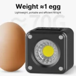 Compact magnetic LED video light for photography