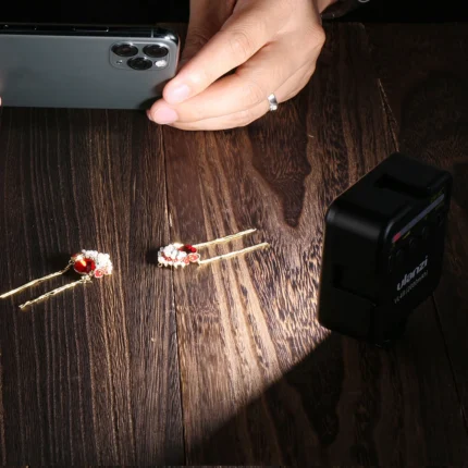 Ulanzi VL49 mini LED video light with cold shoe mount