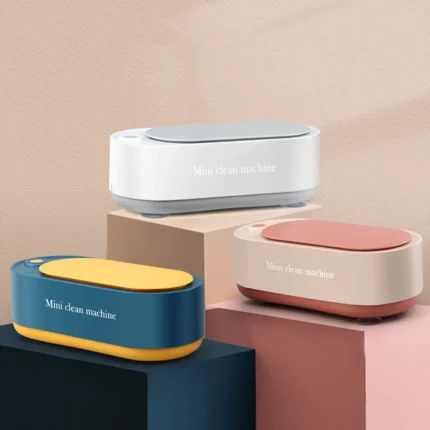 Compact ultrasonic cleaner for jewelry, glasses, and personal items