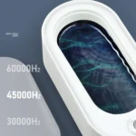 Compact ultrasonic cleaner for jewelry, glasses, and personal items