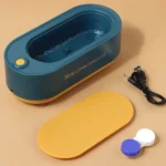 Compact ultrasonic cleaner for jewelry, glasses, and personal items