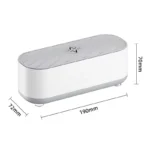 Compact ultrasonic cleaner for jewelry, eyeglasses, watches, and small items