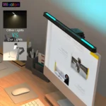 Monitor light bar with anti-glare desk lighting and RGB backlight