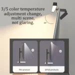 Monitor light bar with anti-glare desk lighting and RGB backlight