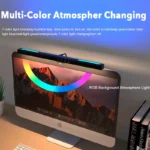 Monitor light bar with anti-glare desk lighting and RGB backlight