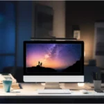 Glare-free monitor light bar with adjustable color temperature, USB powered.