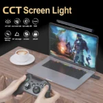 Glare-free monitor light bar with adjustable color temperature, USB powered.