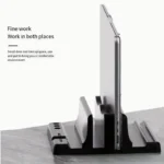 Multi-Device Vertical Laptop Tablet Phone Stand Organizer