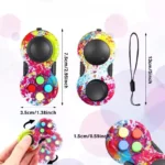 Multi-function fidget toys with buttons, joysticks, and spinner mechanisms