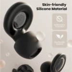 Noise reducing sleep earplugs with carrying case and ear tips