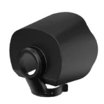 Compact handheld gimbal camera with flip screen and sun hood