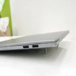 Portable adhesive foldable laptop stand for ergonomic typing