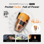 Portable air pump, camping lantern, inflator, deflator, compact.