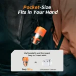Portable air pump, camping lantern, inflator, deflator, compact.