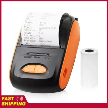 Portable Bluetooth thermal receipt printer for mobile POS