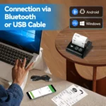 Portable Bluetooth Thermal Receipt Printer for Mobile POS