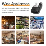 Portable Bluetooth thermal receipt printer for mobile POS