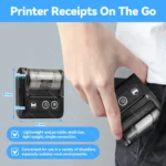 Portable Bluetooth Thermal Receipt Printer for Mobile POS