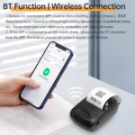 Portable Bluetooth thermal receipt printer for mobile POS