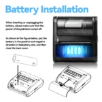 Portable Bluetooth Thermal Receipt Printer for Mobile POS
