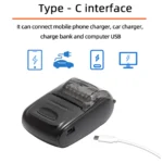 Portable Bluetooth thermal receipt printer for mobile POS