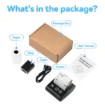 Portable Bluetooth Thermal Receipt Printer for Mobile POS