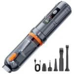Portable cordless handheld vacuum cleaner with attachments