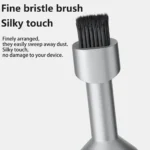 Portable electronics cleaning multi-tool with brush and SIM ejector