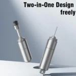 Portable electronics cleaning multi-tool with brush and SIM ejector