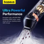 Portable handheld vacuum cleaner for car and home use