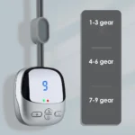 Portable heated neck massager with TENS EMS pulse therapy