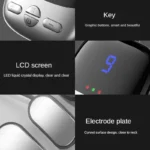 Portable heated neck massager with TENS EMS pulse therapy