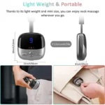 Portable heated neck massager with TENS EMS pulse therapy
