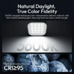 Portable LED video light with high CRI for photography