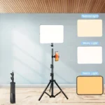 Portable LED Video Light Kit with Phone Holder