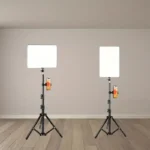 Portable LED Video Light Kit with Phone Holder