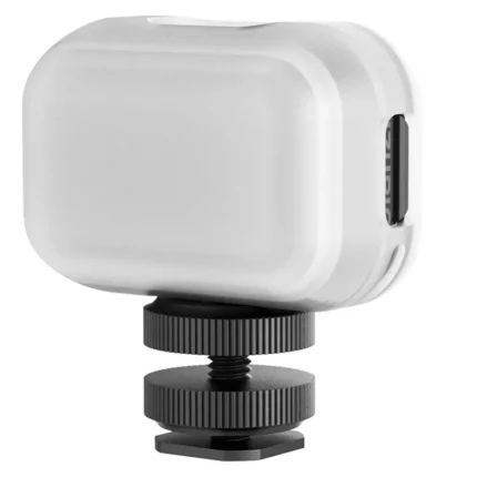 Portable LED video light for camera and phone