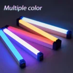 Portable RGB LED light stick showing multi-color illumination options