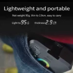 Portable RGB LED video light for camera and vlogging