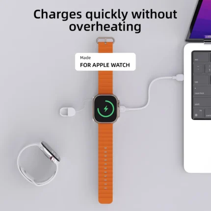Compact USB-C Apple Watch wireless charging dongle
