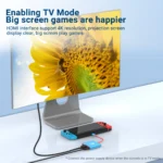 USB-C Multiport Dock for Nintendo Switch with HDMI and USB-A