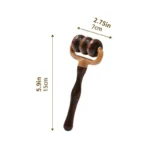 Handheld wooden muscle roller for deep tissue massage