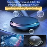 Premium car air freshener and purifier with rotating dial