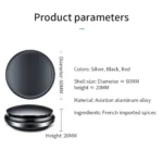 Premium car air freshener and purifier with rotating dial