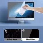 Five-pack soft fiber polishing cloths for Apple screens